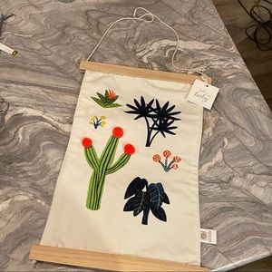 NWT Hallmark Baby Cactus Succulent Plant Wall Hanging